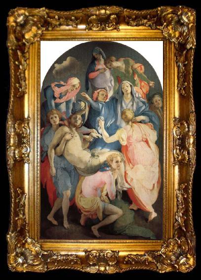 framed  Jacopo Pontormo Deposition, ta009-2
